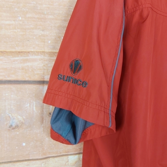 𝅺🍄3/50$🍄 SUNICE Golf Weather short sleeve 1/4 zip shirt jacket windbreaker - Picture 4 of 11
